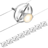 Paulmann 94490 Lichtspot Schienenlichtschranke GU5,3 max. 8x7,5W 230/12V Chrom