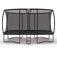 Berg Toys BERG Trampolin rechteckig Elite Regular 500 cm mit sicherheitsnetz deluxe XL