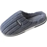 Hausschuhe Herren Warm Gefütterte Pantoffeln Memory Foam Slippers Schlappen Winter Pantoletten Filzpantoffeln Plüsch Hausschlappen Hauspantoffeln Hüttenschuhe Filzhausschuhe Für Drinnen Und Draußen - 48 EU