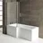 hak Handelsagentur Koch Syna Raumsparbadewanne 167,5 x 85 x 70 cm (Komplett-Set)