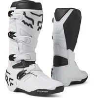 Fox Comp Motocross Stiefel, schwarz-weiss, Größe 43 für Männer