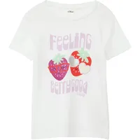 S.Oliver - Jersey-T-Shirt im Loose Fit mit Effektprint Kinder,