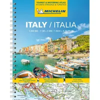 Michelin Straßenatlas Italien mit Spiralbindung