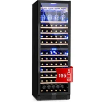Weinkühlschrank Einbau Getränkekühlschrank 2 Zonen 425L Glastür 162 Flaschen LED
