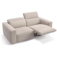 Sofanella 2-Sitzer Stoff Lenola, Relaxsofa, Designsofa, Designer Couch, Italienisches Sofa, 2er Sofa beige