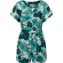 Ragwear Jumpsuit Salwin Kurzer Overall mit Taillen-Bindeband blau XL (42)