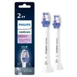 Philips S2 Sensitive - 2x Ultra Soft Bürstenköpfe für Schallzahnbürste - HX6052/10