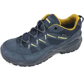 Lowa Sirkos Evo GTX Lo Herren stahlblau/senf 46,5