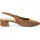 TAMARIS Damen Sling Pump mit Blockabsatz Leder, braun, 40 EU