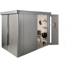 Biohort Gerätehaus Neo 4D Standardtüre Quarzgrau-Metallic