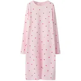 NAME IT Nkfnightgown Hearts A-Linien-Nachthemd Rosa 158/164