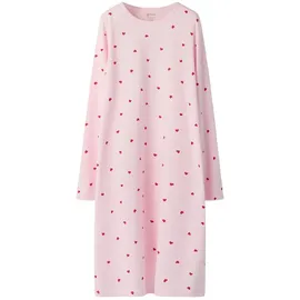 NAME IT Nkfnightgown Hearts A-Linien-Nachthemd Rosa 158/164
