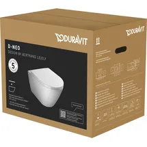 Duravit D-Neo Wand-WC mit WC-Sitz Weiß
