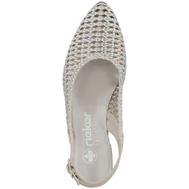 Rieker Slingpumps in silber, | Gr.: 38