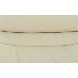 Stressless Relaxsessel Leder 75 x 100 x 73 cm creme mit Hocker