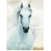 DIAMOND DOTZ® Diamond Painting Pferd weiss