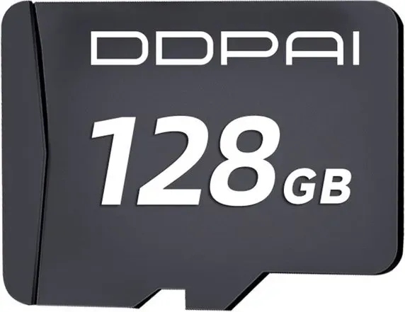 DDPAI 128GB SD-Speicherkarte, Klasse 10, für DDPAI Dashcam, Kamera, Auto-DVR, Adaptern