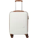 Travelite Bali 4-Rollen Cabin S 55 cm / 34 l weiß/cognac