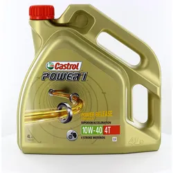 2x4l Castrol Power 1 4t 4 Takt 10w40 Motorrad Öl Jaso Ma-2:
