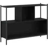 vidaXL Bücherregal Schwarz 102x28x77,5 cm Holzwerkstoff