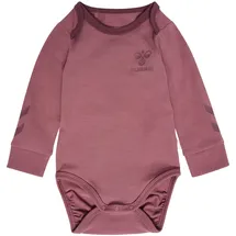 hummel hmlMAULE langarm Baby-Stramplers 4085 - rose brown 74
