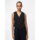 Pieces Anzugweste mit angedeutete Taschen Modell 'BOZZY VEST Black, XS