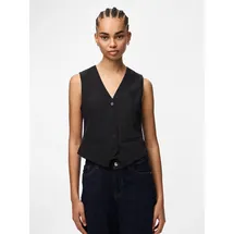 Pieces Anzugweste mit angedeutete Taschen Modell 'BOZZY VEST Black, XS