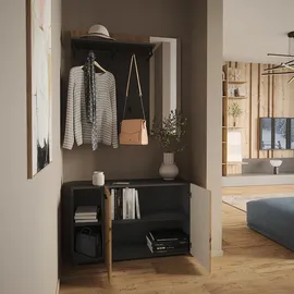 Vicco Irma Garderobe 106 x 63 x 37 cm Anthrazit/Artisan