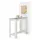 Stella Trading Bartisch Modesto 50 x 103 x 115 cm Grau/Weiß