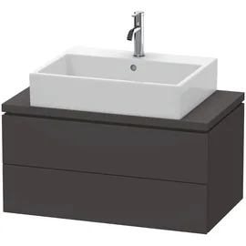 Duravit L-Cube 82x47,7cm, graph matt, f Kons, 2 Schub.