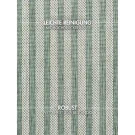 Ted Baker Linley Wendeteppich 120 x 170 cm Grün/Weiß