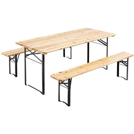 Oviala Brauerei-Tisch 177 x 80 x 76 cm Braun