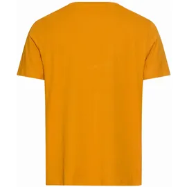 CAMEL ACTIVE T-Shirt CAMEL ACTIVE, Herren, Gr. XXL, orange (burned gelb), Jersey, Obermaterial: 100% Baumwolle, bedruckt, regular fit taillenbedeckt, Rundhals, Shirts T-Shirt, mit Logo Print