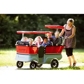 Winther Turtle Kinderbus rot/weiß