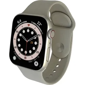 Apple Watch SE 2024 GPS + Cellular 40 mm Aluminiumgehäuse Polarstern, Sportarmband Polarstern S/M