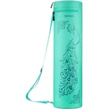 luxuskollektion Yogatasche Yogamatte Reißverschluss wasserdicht Schultergurt Grün Pfau