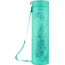 luxuskollektion Yogatasche Yogamatte Reißverschluss wasserdicht Schultergurt Grün Pfau