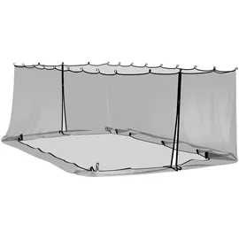 vidaXL Moskito-Netz für Pavillon 220 Mesh 600 x 300 cm Schwarz