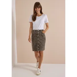 Cecil Minirock Damen Animalprint Braun 25