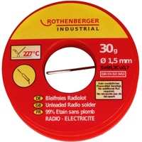 ROTHENBERGER Industrial Bleifreies Radiolot 30g Lötzinn, bleifrei SN99Cu1