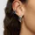Liebeskind Berlin Ohrstecker Steel Diamond Silber Edelstahl 1,4 cm