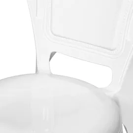 Beliani Esszimmerstuhl 2er Set VERMONT Weiß