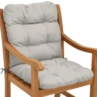 Beautissu Flair NL Niederlehner Auflage 100x50x8cm Hellgrau