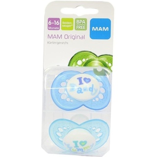 MAM Baby Original Silikon Mädchen 6-16 Monate 2 Stk. sortiert