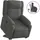 vidaXL Relaxsessel mit Aufstehhilfe Dunkelgrau Stoff 95 x 99 x 95 cm Grau elektrisch