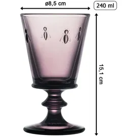 La Rochère Biene Abeille Weinglas 0,24 l 4 St.