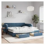 vidaXL Tagesbett 100 x 200 cm Blau