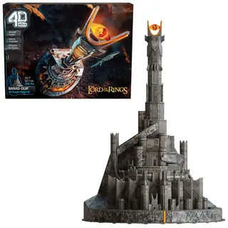 4D Build, Herr der Ringe Barad-Dur Auge des Sauron 3D-Modellbausatzes, Herr der Ringe Sammlerstücke & Schreibtisch-Dekor, Erwachsenenpuzzle, Bauspielzeug, 3D-Puzzles für Erwachsene & Jugendliche, 204