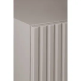 Rodan | Badmöbel | Beige Matt | B/H/T ca. 35/136/27 cm – Badezimmermöbel, Badezimmerschränk, Badschrank Hochschrank | 1 Softclose Tür - Beige