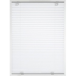 Dachfensterplissee, GARDINIA, blickdicht, ohne Bohren, Saugnäpfe, passend für Velux Dachfenster weiß 59,3 cm x 100 cm